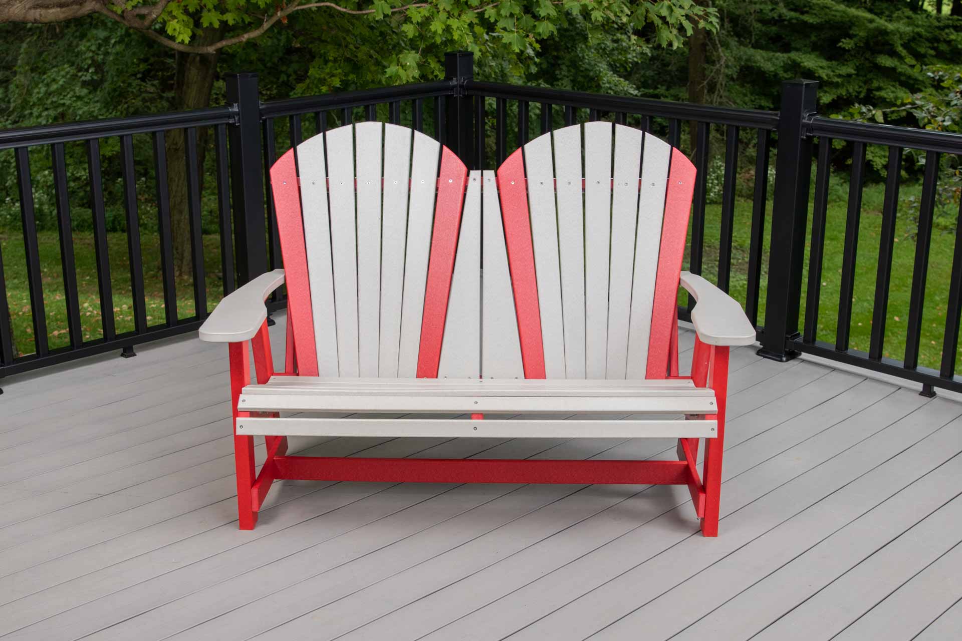 Bench Adirondack 4 Sunset Furniture Outdoor Patio Furniture   IMG 1338 BR AGB48 