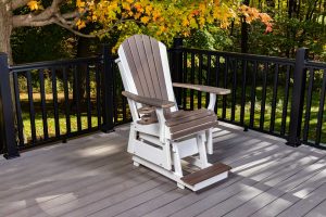 Adirondack Glider Chair, Counter Height 2'