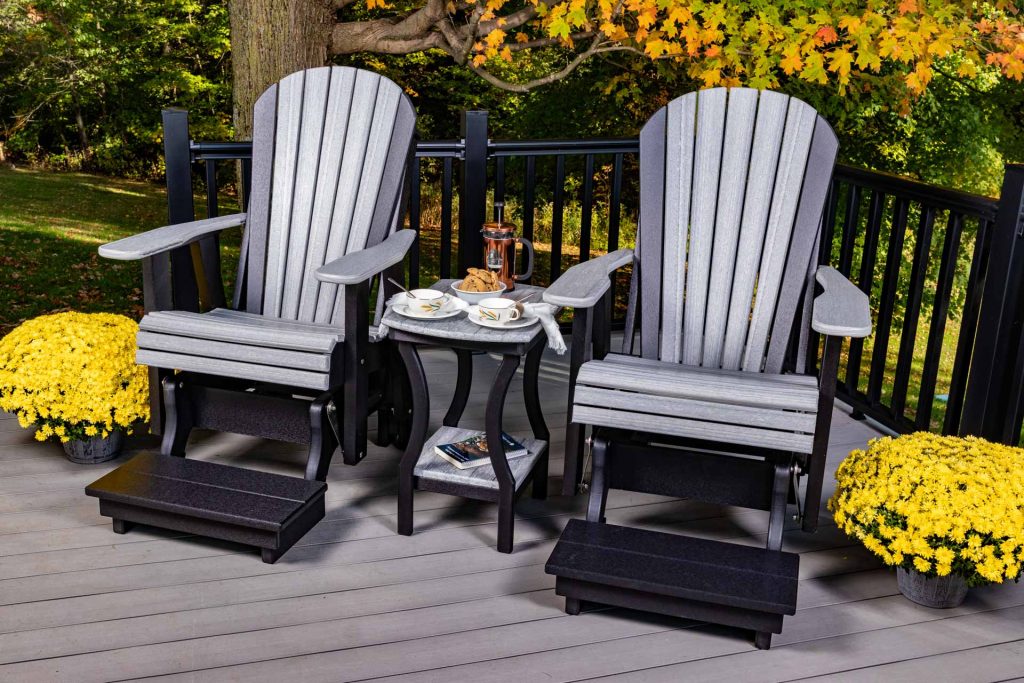 3-Piece Adirondack Glider Set, Counter Height