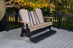 5' Adirondack Glider, Settee, Counter Height